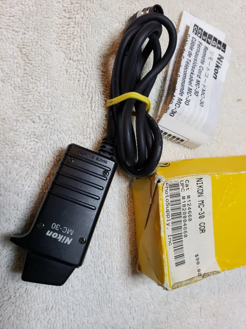 Nikon MC-30 remote trigger